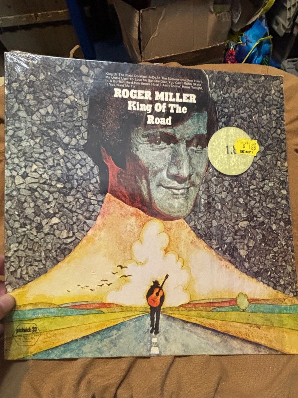Hilltop Roger Miller 'King of the Road' LP Vinyl Record - Yellow Center Label